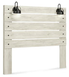 Averly Panel Headboard with Mirrored Dresser