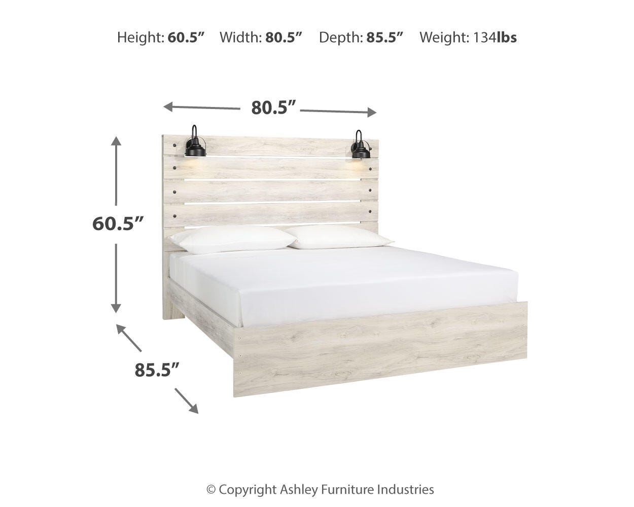 Averly Panel Bed