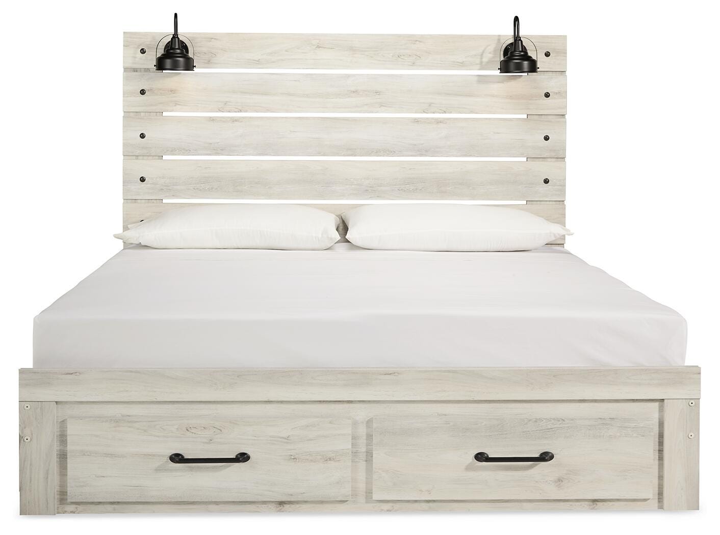 Averly Panel Storage Bed, 2 Chests and 2 Nightstands