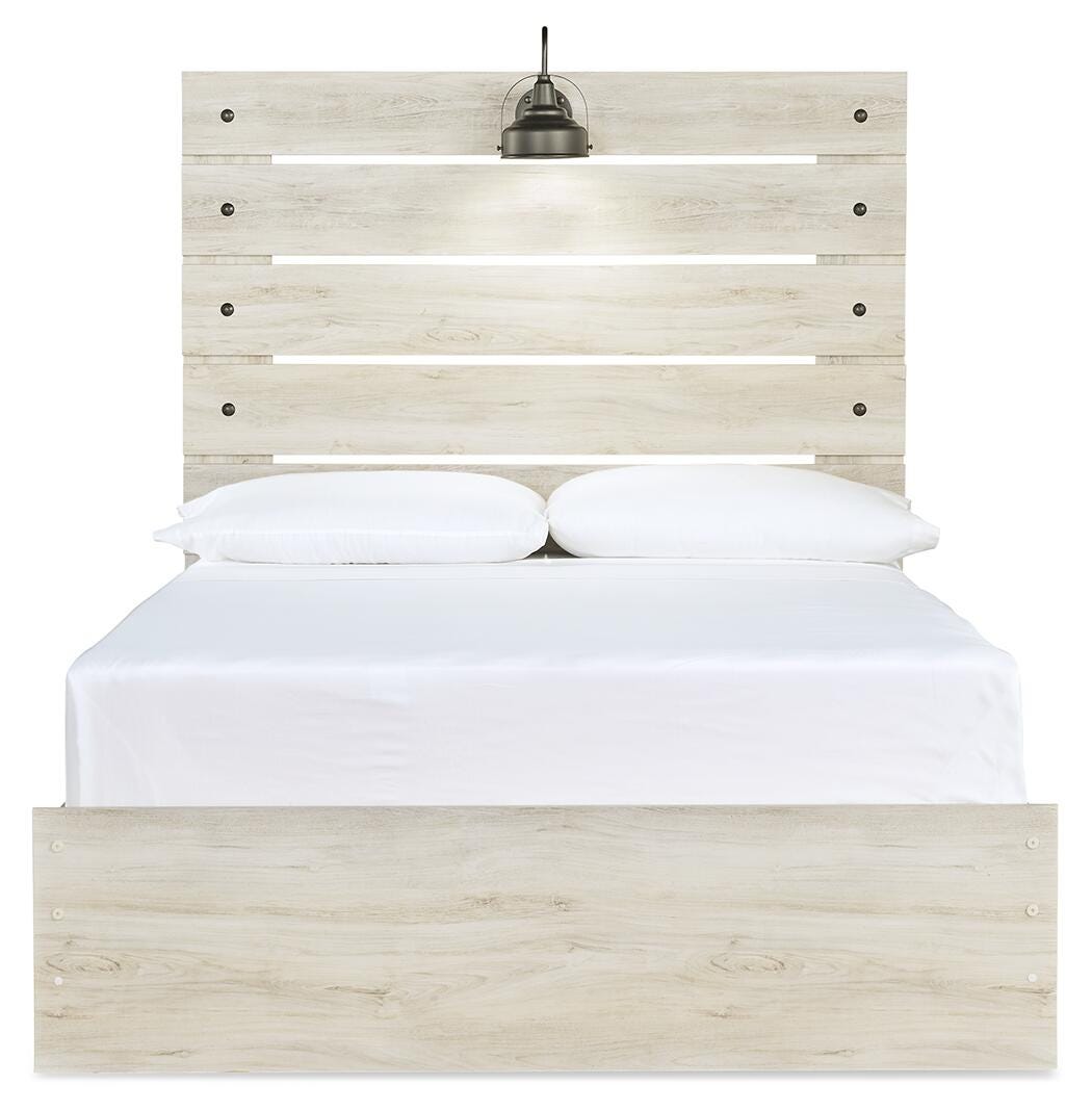 Averly Panel Storage Bed, 2 Chests and 1 Nightstand