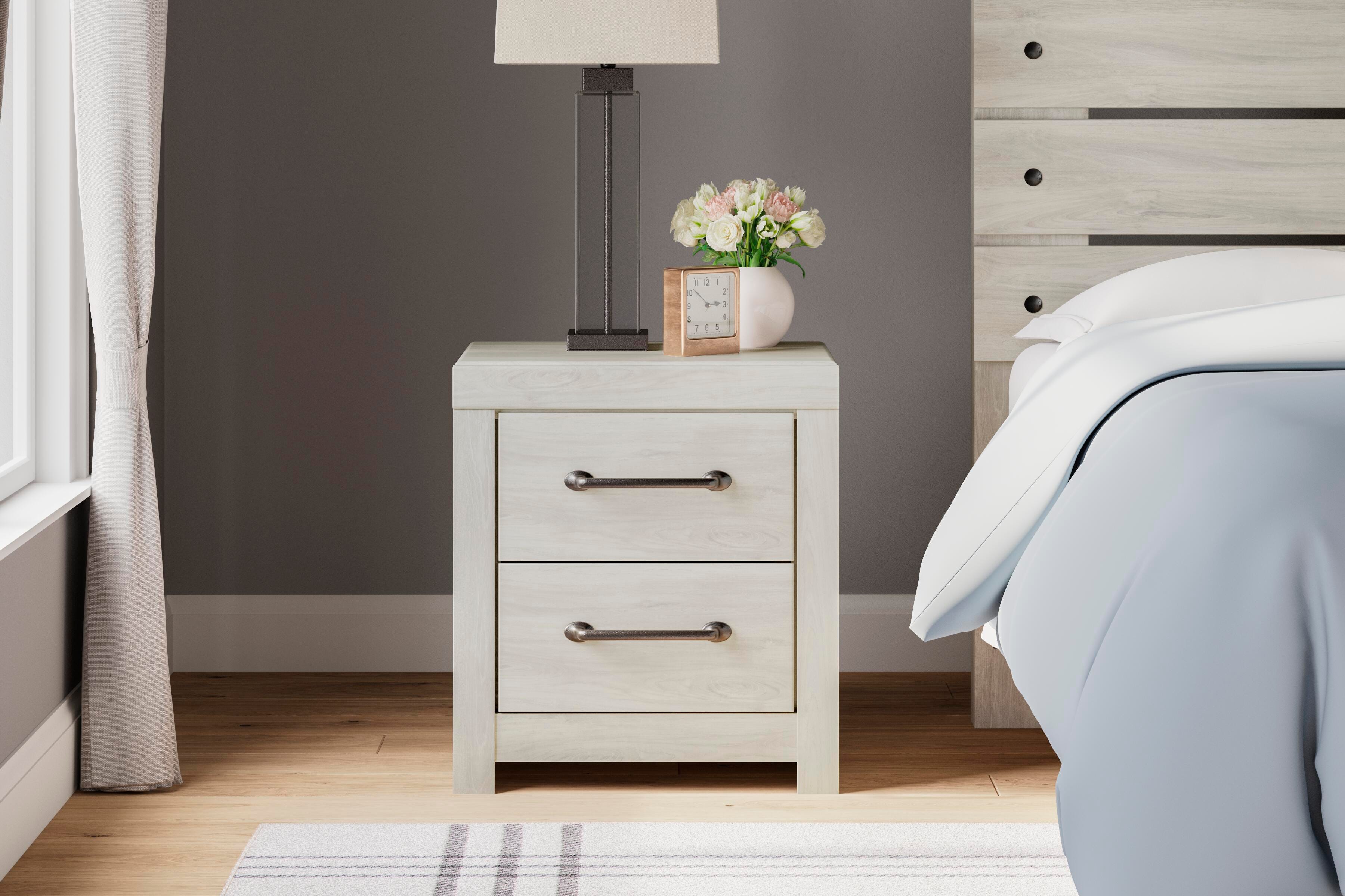 Cambeck Panel Bed with Storage, Chest and Nightstand
