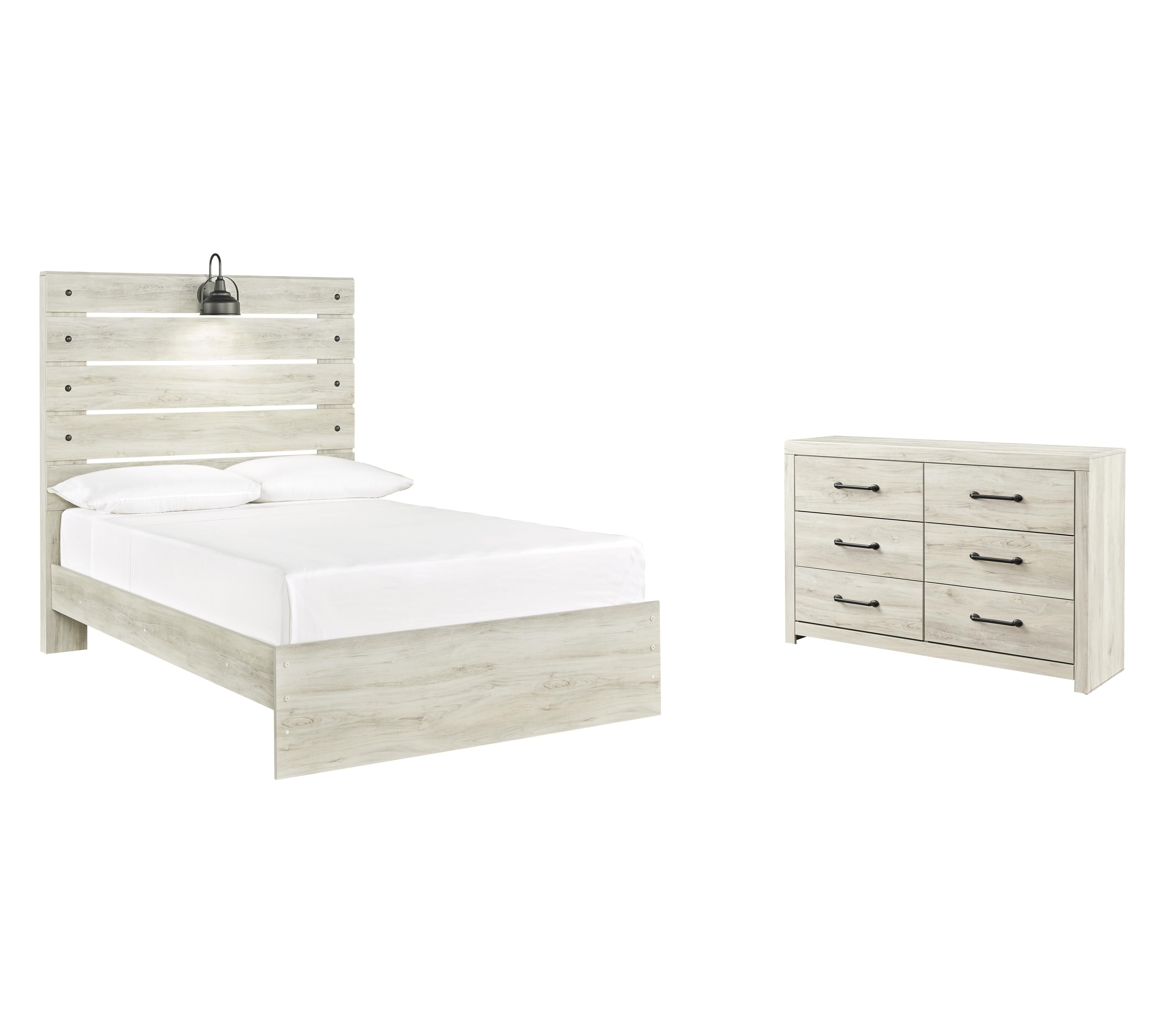 Cambeck Panel Bed with Dresser