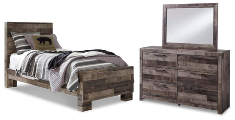 Kensley Panel Bed, Dresser and Mirror