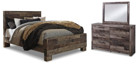Kensley Panel Bed, Dresser and Mirror