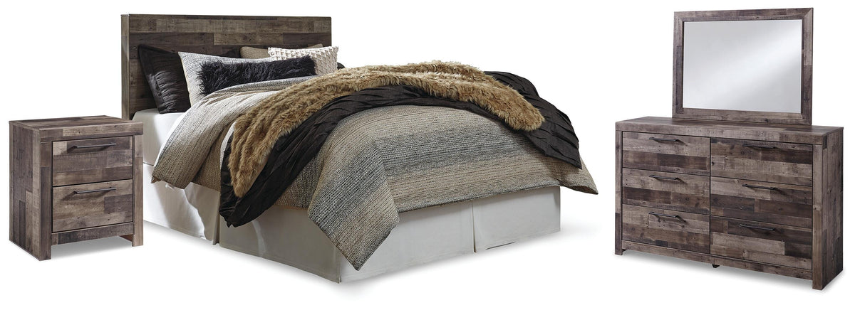 Kensley Panel Headboard, Dresser, Mirror and Nightstand