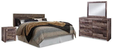 Kensley Panel Headboard, Dresser, Mirror and Nightstand