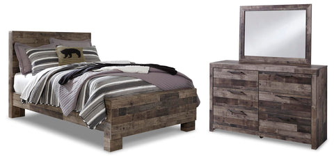Kensley Panel Bed, Dresser and Mirror