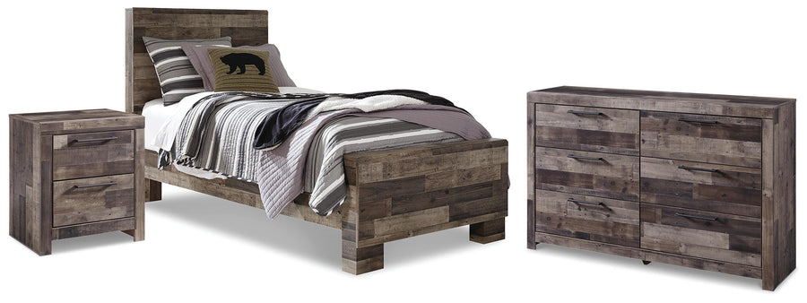 Kensley Panel Bed, Dresser and Nightstand