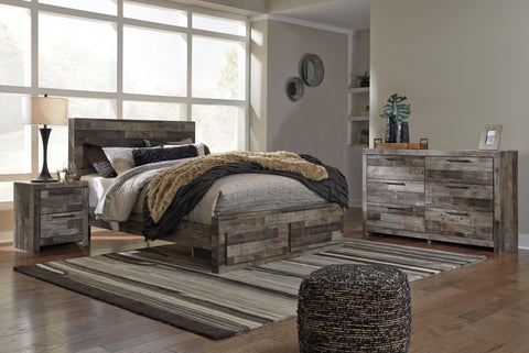 Kensley Panel Storage Bed, Dresser and Nightstand