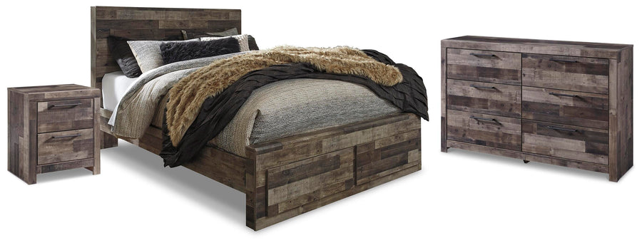 Kensley Panel Storage Bed, Dresser and Nightstand
