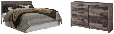 Kensley Panel Headboard with Dresser