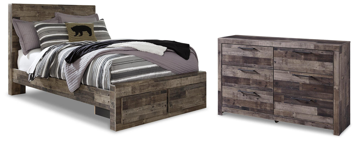 Kensley Panel Storage Bed and Dresser