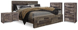Kensley Panel Storage Bed, 2 Chests and 2 Nightstands