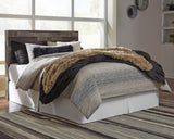Kensley Panel Headboard with Mirrored Dresser