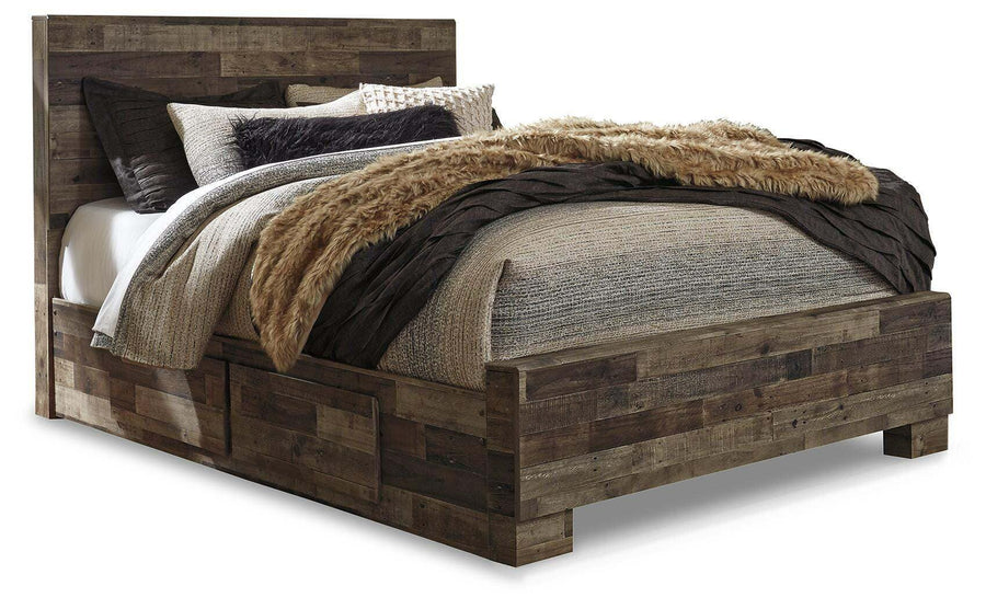 Kensley Panel Bed with 2 Side Storage