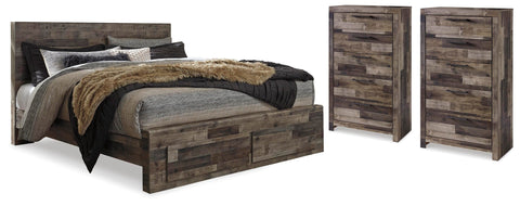 Kensley Storage Bed and 2 Chests