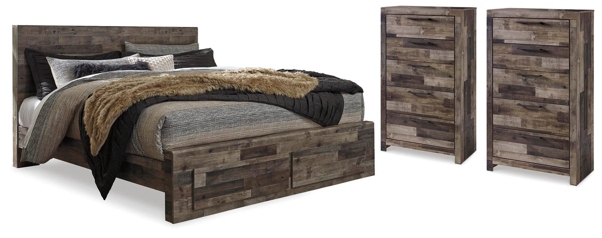 Kensley Storage Bed and 2 Chests