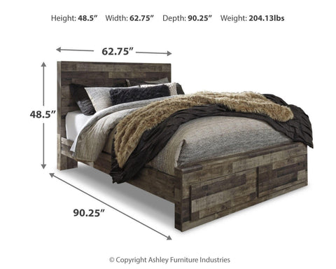 Kensley Panel Storage Bed, Dresser, Mirror and 2 Nightstands