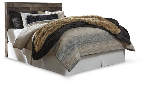 Kensley Panel Headboard with Mirrored Dresser and 2 Nightstands