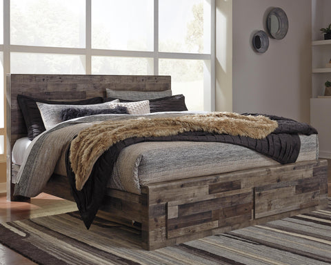 Kensley Panel Storage Bed, Dresser and Nightstand