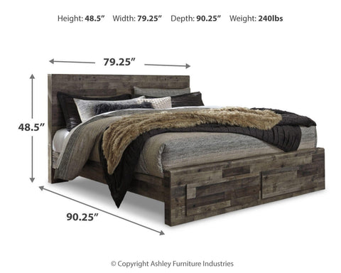 Kensley Storage Bed, Dresser, Mirror, Chest and 2 Nightstands