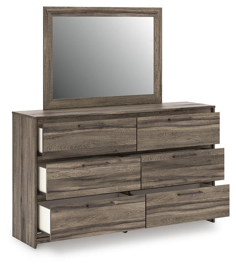 Bramwell Panel Storage Bed, Dresser, Mirror and Nightstand