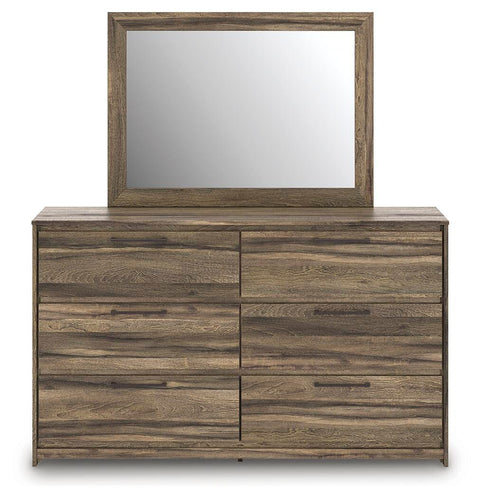 Bramwell Panel Storage Bed, Dresser and Mirror
