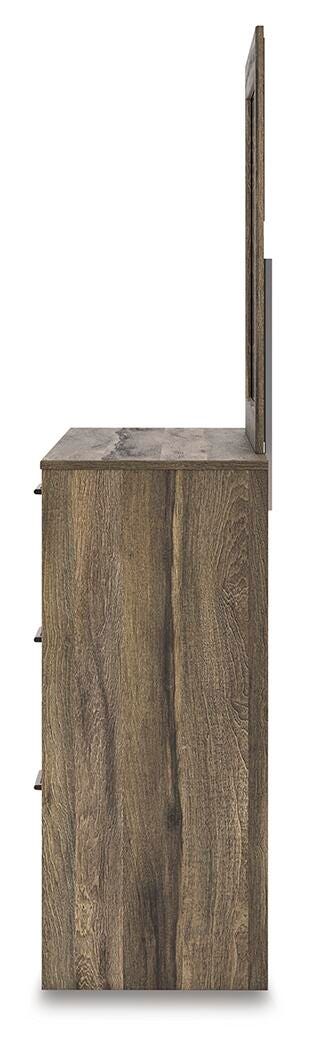 Bramwell Panel Storage Bed, Dresser and Mirror