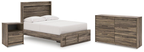 Bramwell Panel Storage Bed, Dresser and Nightstand