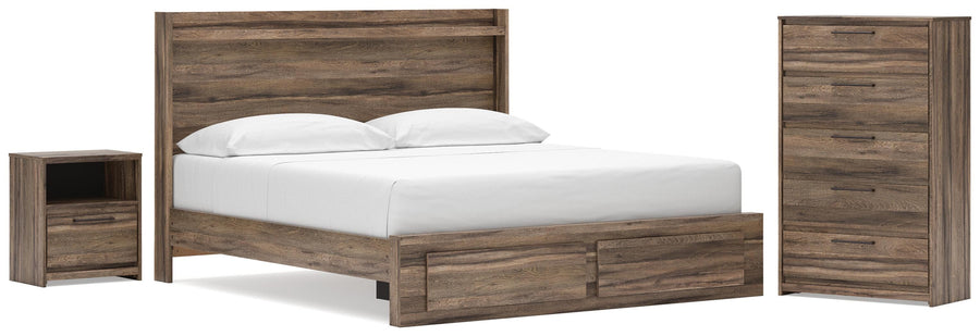 Bramwell Panel Storage Bed, Chest and Nightstand