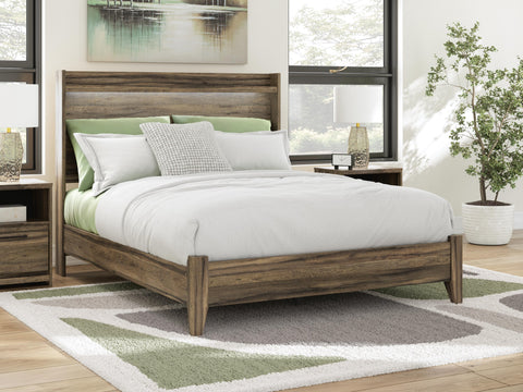Bramwell Panel Bed, Dresser and Mirror