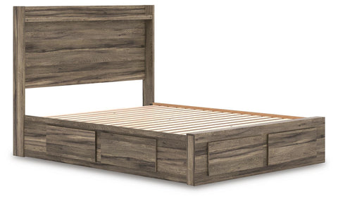 Bramwell Panel Storage Bed, Dresser and Mirror