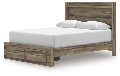 Bramwell Panel Storage Bed, Dresser and Mirror