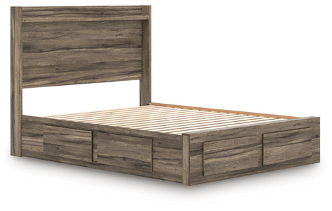 Bramwell Panel Storage Bed, Dresser and Mirror