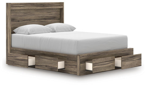 Bramwell Panel Storage Bed, Dresser and Mirror
