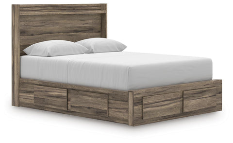 Bramwell Panel Storage Bed, Dresser and Mirror