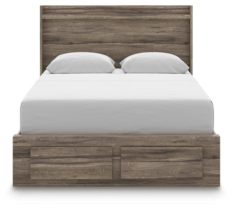 Bramwell Panel Storage Bed, Dresser and Mirror