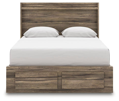 Bramwell Panel Storage Bed, Dresser and Mirror