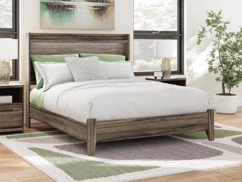 Bramwell Panel Bed, Dresser and Mirror