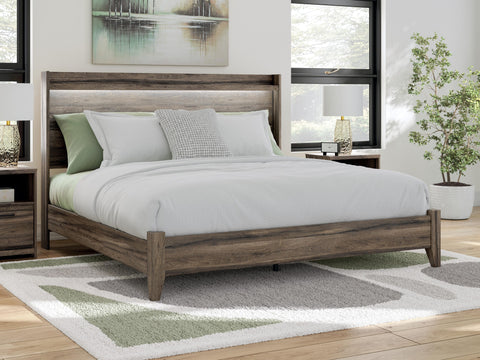 Bramwell Panel Bed, Dresser, Mirror and 2 Nightstands