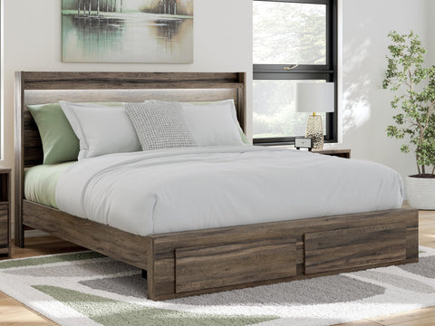 Bramwell Panel Storage Bed, Chest and Nightstand