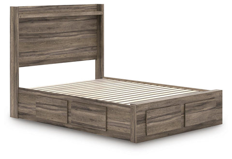 Bramwell Panel Storage Bed, Dresser and Mirror