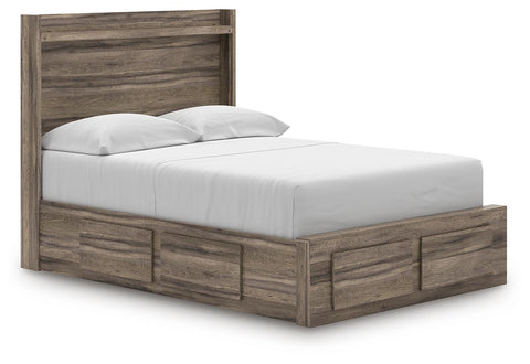Bramwell Panel Storage Bed, Dresser and Mirror