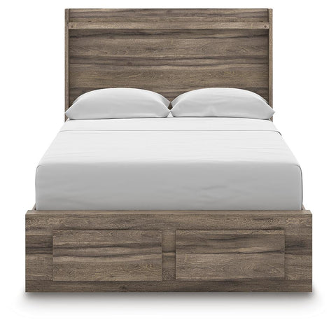 Bramwell Panel Storage Bed, Dresser and Mirror