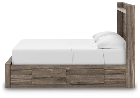 Bramwell Panel Storage Bed, Dresser and Mirror