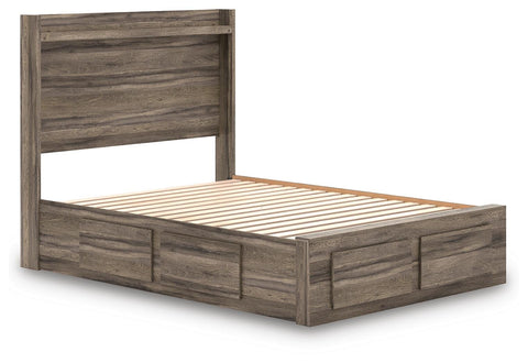 Bramwell Panel Storage Bed, Dresser and Mirror