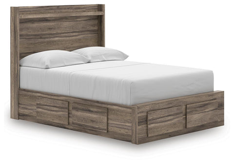Bramwell Panel Storage Bed, Dresser and Mirror
