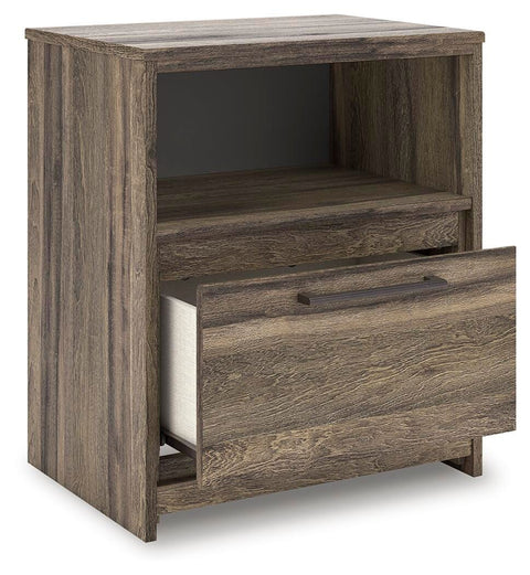 Bramwell Panel Storage Bed, Dresser, Mirror and Nightstand