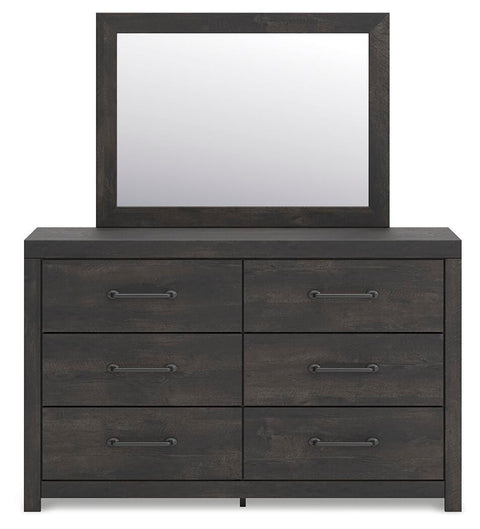 Hollivern Panel Bed with Storage, Dresser, Mirror, Chest and 2 Nightstands