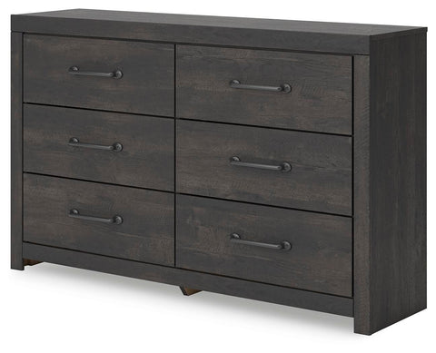 Hollivern Panel Bed, Dresser and Nightstand